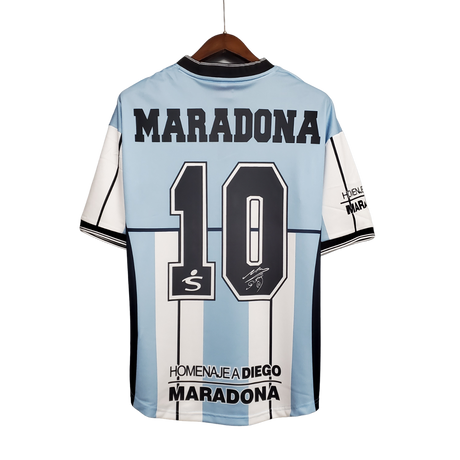 Argentina Retro 2001 Maradona #10 Commemorative Edition