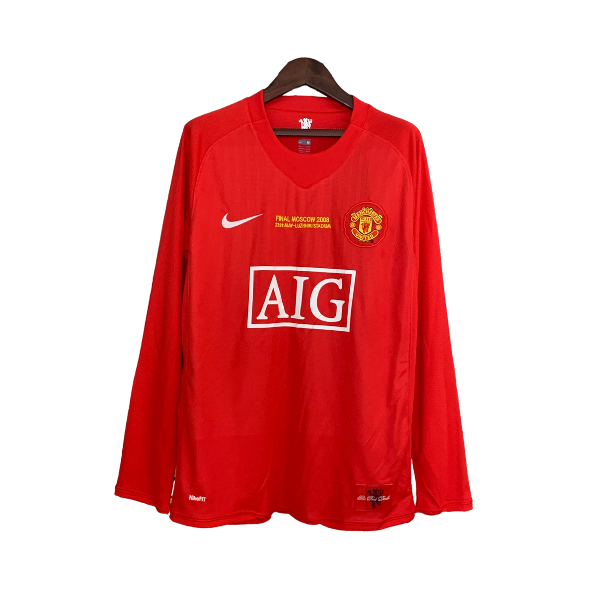 Manchester United Retro 2007/08 Long Sleeve Champions League Version Home