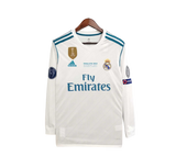 Real Madrid Retro 17/18 Long Sleeve Home