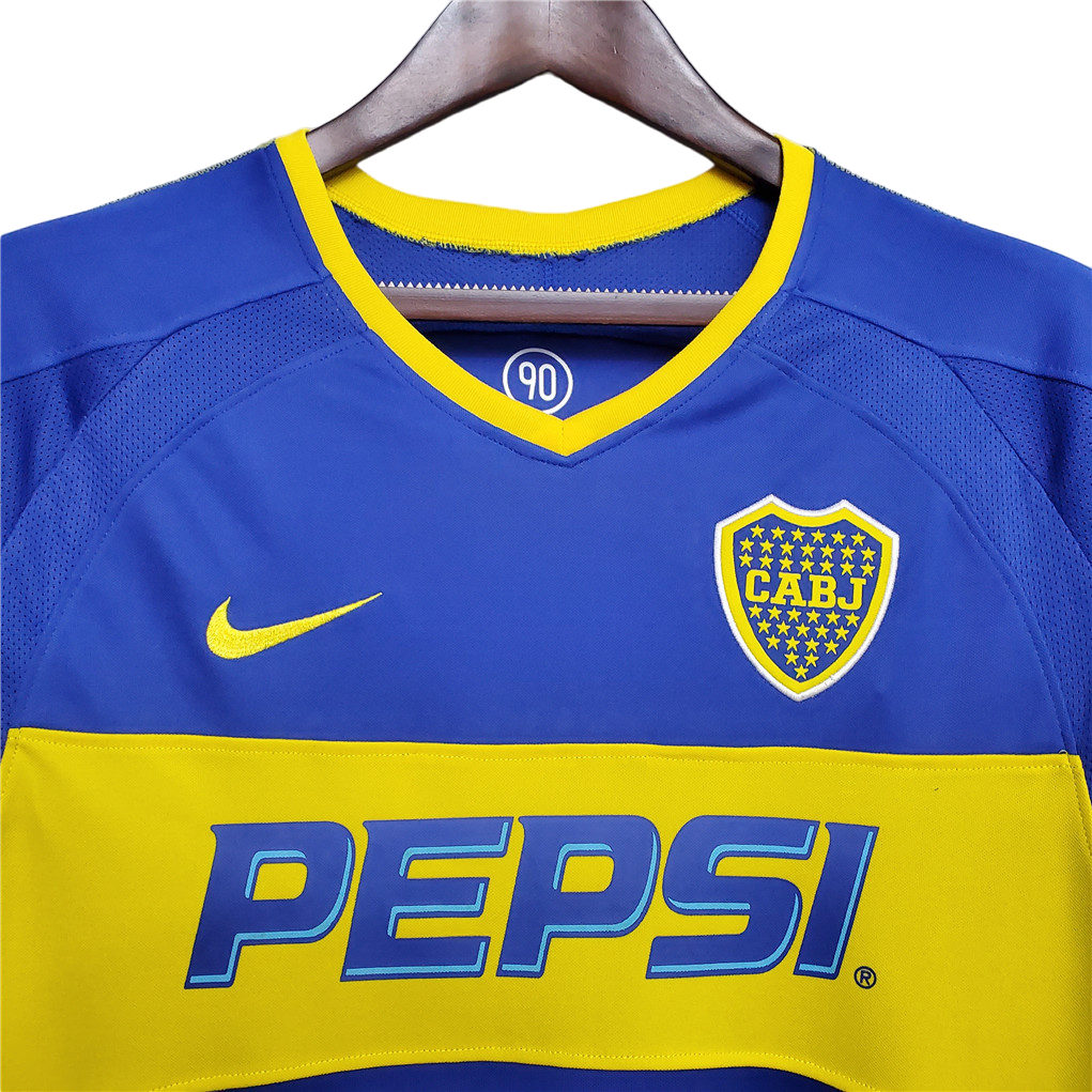 Boca Juniors Retro 03/04 Long Sleeve Home
