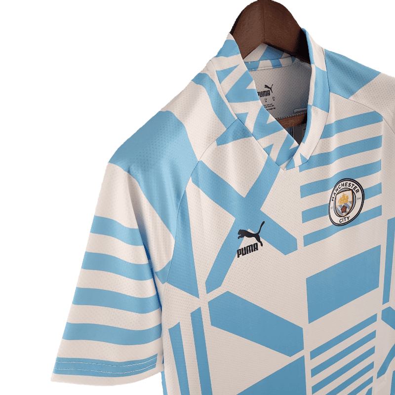 Manchester City 22/23 Pre-Match Blue And White