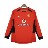 Manchester United Retro Long Sleeve 2002/04 Home