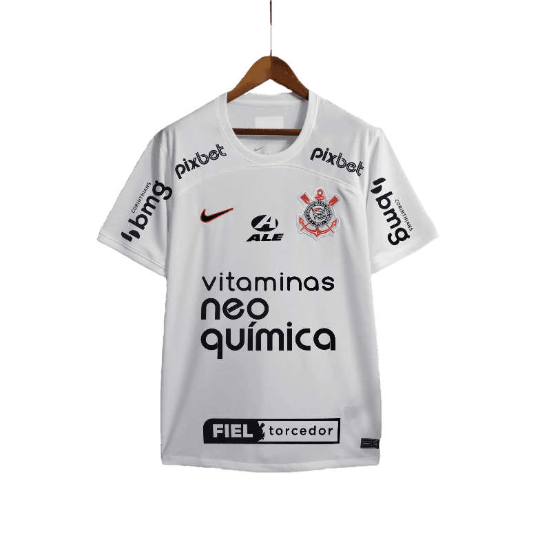 Corinthians + All Sponsors White Jersey