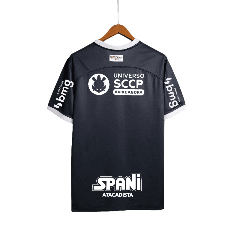 Corinthians + All Sponsors Black Jersey