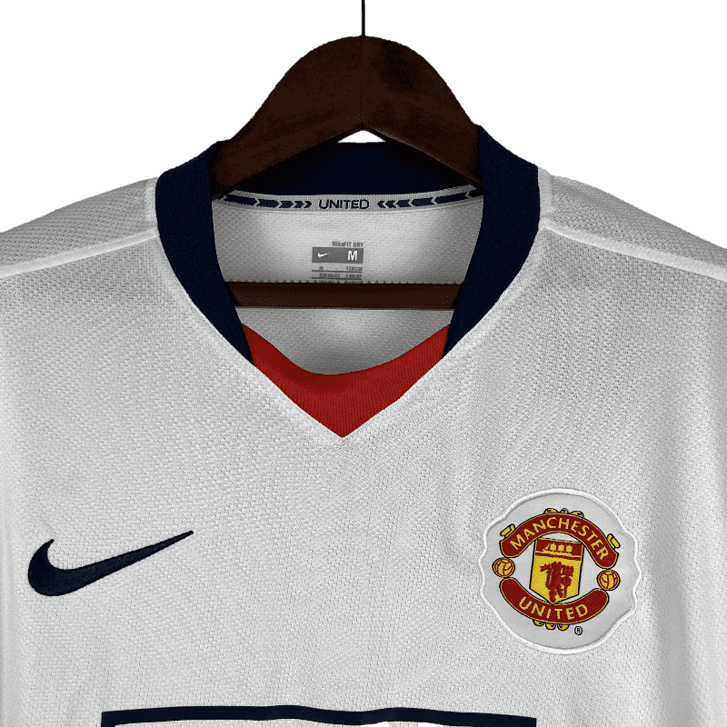 Manchester United Retro Long Sleeve 2007/08 White