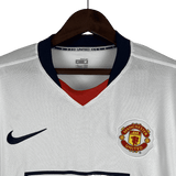 Manchester United Retro Long Sleeve 2007/08 White