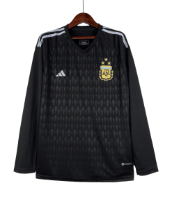 Argentina 2023 Long Sleeve Goalkeeper Black