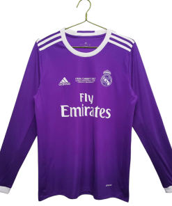 Real Madrid Retro 2016/2017 Long Sleeve Away