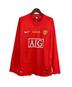 Manchester United Retro 2007/2008 Long Sleeve Champions League Home