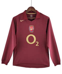 Arsenal Retro 2005/2006 Long Sleeve Home