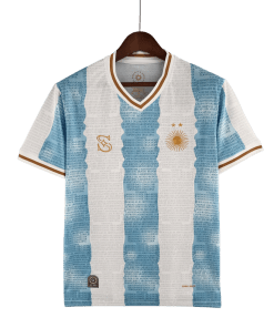 Argentina Retro 2022 Commemorative Edition White Blue