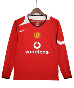 Manchester United Retro 2004/2006 Long Sleeve Home