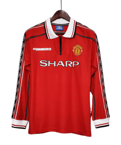 Manchester United Retro 1998/1999 Long Sleeve Home