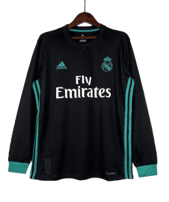 Real Madrid Retro 2017/2018 Long Sleeve Away
