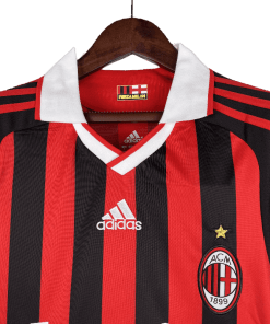 AC Milan Retro 2009/10 Long Sleeve Tee