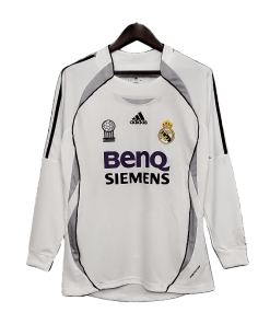 Real Madrid Retro 2006/2007 Long Sleeve Home
