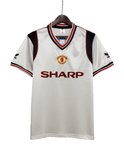 Manchester United Retro 1985 Away White