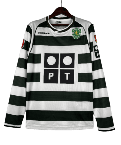 Sporting Lisbon Retro 2001/2003 Long Sleeve Home